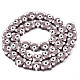 Chapelets de perle en pâte polymère manuel CLAY-S096-004-01B-2