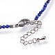 Natural Lapis Lazuli Beaded Necklaces NJEW-JN02492-01-3