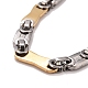 Chapado al vacío 304 collar de cadenas de eslabones de barra de acero inoxidable STAS-E160-19GP-2