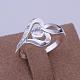 Laiton exquis anneaux coeur de zircone cubique doigt pour les femmes RJEW-BB13091-8-8