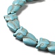 Filo di perline turchesi sintetici G-E594-04-3