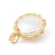 Colgantes de perlas keshi de perlas barrocas naturales PALLOY-JF02136-3