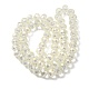 Chapelets de perles en verre électroplaqué EGLA-D020-8x5mm-70-3