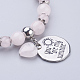 Rosa naturale perle di quarzo si estendono braccialetti BJEW-JB03322-01-2