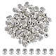 60 шт. бусины из сплава в тибетском стиле TIBE-DC0001-10-1