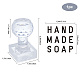 Tampons de savon acrylique clair DIY-WH0445-008-4