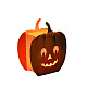 Sacs luminaires citrouille d'Halloween jack-o'-lanterne CARB-D007-01-4
