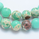 Synthetic Imperial Jasper Beads Strands G-F531-6mm-H09-3