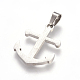 Trendy Necklace Findings Anchor 304 Stainless Steel Pendants STAS-L012-A26P-2