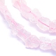 I gemelli grezzi grezzi di rosa di quarzo rosa G-I279-B16-3