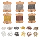 Pandahall collier chaînes 6 collier de chaîne de câble de couleur avec 120 fermoirs mousquetons DIY-PH0027-48-1