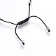 Nylon Cord Braided Charm Anklets AJEW-AN00230-4