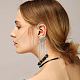 UNICRAFTALE 12Pcs 3 Colors DIY Ear Cuff Alloy Earring Cuffs Tassel Ear Wrap Earring Cuffs Accessories with 5 Loop 50mm Long Ear Cuff for Non Piercing Earring Making FIND-UN0002-35-5