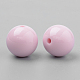 Perles de boule en acrylique solide bubblegum chunky X-SACR-R835-6mm-11-2