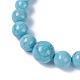 Colliers de perles graduées en howlite naturel NJEW-F263-01-3