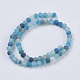 Natural Weathered Agate Beads Strands G-G589-6mm-14-2
