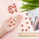 SUNNYCLUE 1 Box 30Pcs Enamel Mushroom Charms Red Mushroom Charm Bulk Alloy Magic Plant Mushrooms Charm for Jewellery Making Charms Supplies Accessories DIY Necklace Bracelet Earring Craft Beginners FIND-SC0004-26-3