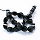Natural Black Onyx Beads Strands G-E039-FT-12x10mm-2