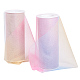 Benecreat 2 pz glitter tulle rosa tulle rotoli di tessuto 6 pollici x 10 iarde (30 piedi) per archi decorativi OCOR-BC0004-06A-1