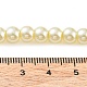 Backen gemalt pearlized Glasperlen runden Perle Stränge HY-Q003-6mm-21-4