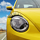 Superfindings 4 ペア 4 色ペットのまつげ車のステッカー  車のヘッドライトの装飾のための防水自己接着まつげのデカール  ミックスカラー  117x264x0.1mm  ステッカー：110x252mm  1ペア/カラー STIC-FH0001-02-5