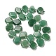 Natürlichen grünen Aventurin Perlen Stränge G-G072-A05-02-3