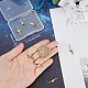 Beebeecraft 1 Box 10Pcs Cross Charms 18K Gold Plated Religious Crucifix Celestial Star Dangle Pendant Charms with Jump Ring for Jewellery Making Necklace Bracelet DIY Crafts ZIRC-BBC0002-29-3