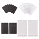 200pcs 2 tarjetas de presentación de cartón de estilo y bolsas de celofán opp CDIS-LS0001-05C-1