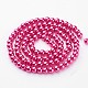 Glass Pearl Beads Strands HY-8D-B17-1