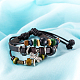 Adjustable Casual Unisex Leather Multi-strand Bracelets BJEW-BB15570-8