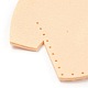 不織布刺繍針フェルト縫製クラフトかわいい鞄キッズ  子供のための手作りのギフトを縫うフェルトクラフトは最高に会います  衣類  モカシン  14x13x3.5cm DIY-H140-11-3