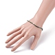 3 mm natürliche afrikanische Türkis (Jaspis) Perlen Stretch-Armband für Mädchen Frauen BJEW-JB07284-05-3