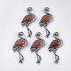 Synthetic Goldstone Brooches/Pendants G-S353-06G-1