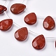Rosso naturale perline di diaspro fili G-G822-13A-3