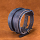 Rétro large bande bracelets cordon en cuir unisexe BJEW-BB16045-C-7