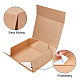 紙折り箱  ギフトラッピングボックス  ジュエリーキャンディウェディングパーティー用  長方形  モカシン  8x11x3-5/8インチ（20.2x28x9.3cm） CON-WH0079-40B-01-3