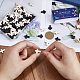 SUNNYCLUE 1 Box 100Pcs Cross Beads Bulk Black White Stone Cross Bead 16x12mm Synthetic Turquoise Gemstone Mini Small Pocket Crosses Easter Holiday Loose Spacer Beads for Jewelry Making Beading Kits TURQ-SC0001-18A-3