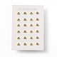 Vacuum Plating 304 Stainless Steel Triangle Stud Earrings for Women EJEW-P212-03G-3