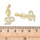 Латунные микро проложить кубического циркония подвески KK-L243-29G-12-3
