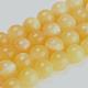 Chapelets de perles en jade topaze naturelle G-E266-11A-4mm-1