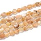 Natürliche sunstone Perlen Stränge G-G018-18B-1