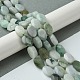 Brins de perles de jadéite du myanmar naturel G-A092-E01-01-2