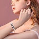 Ensemble de boucles d'oreilles pendantes et de bracelets en perles tressées avec perles de coquillages et graines de verre SJEW-SW00006-2