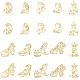 Olycraft 20 шт. тема принцессы подвески с открытой рамкой 10-стильные подвески из сплава с цветостойкими полыми смоляными рамками с петлей для изготовления ювелирных изделий из смолы - золото PALLOY-OC0001-39-1