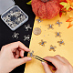 Ahadermaker bricolage kit de fabrication de pendentif araignée pour halloween DIY-GA0004-71-3