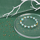 Superfindings 200pcs perles d'espacement en laiton KK-FH0003-16-2