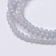Chapelets de perles en rondelles facettées en verre plaqué lustre de nacre EGLA-J054-3x2mm-PL05-1