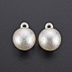 Colgantes de perlas de imitación de plástico abs galvanizado X-KY-T023-004-2