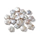 Perles de culture d'eau douce en perles keshi naturelles PEAR-E020-36-1