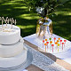 FINGERINSPIRE Cake Pop Stand Display with Screwdrivers 64 Hole Clear Acrylic Lollipop Holders Display Risers Oval Lollipop Stand Holder Candy or Sucker Stand for Wedding ODIS-WH0038-58-6